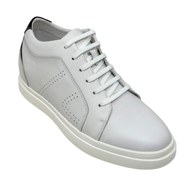 Elevator shoes height increase FSA0201 - 3.2 Inches Taller (White/Black) - Size 9 Only