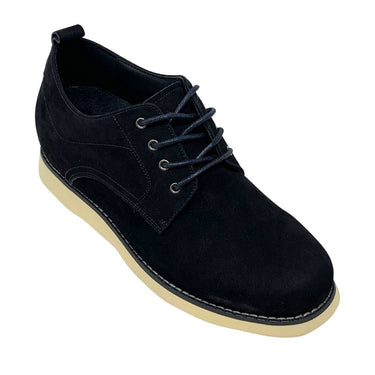 Elevator shoes height increase FSB0199 - 2.8 Inches Taller (Black) - Size 9 Only
