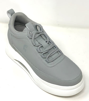 Elevator shoes height increase FSC0130 - 3.2 Inches Taller (Grey) - Size 9 Only