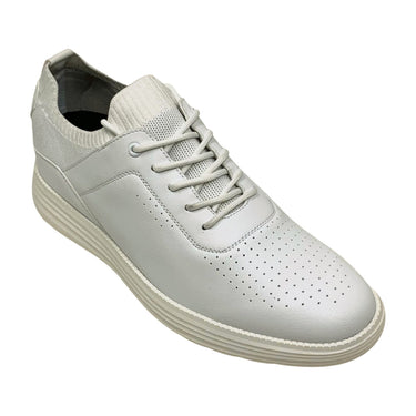 Elevator shoes height increase FSC0154 - 2.2 Inches Taller (White) - Size 9 Only