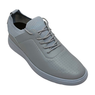 Elevator shoes height increase FSC0156 - 2.2 Inches Taller (Light Grey) - Size 9 Only