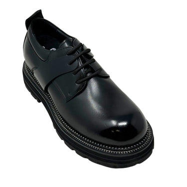 Elevator shoes height increase FSC0201 - 3.4 Inches Taller (Black) - Size 9 Only