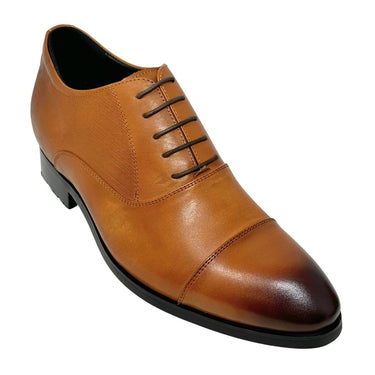 Elevator shoes height increase FSD0201 - 3 Inches Taller (Brown) - Size 12 Only