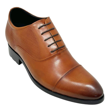 Elevator shoes height increase FSD0202 - 3 Inches Taller (Brown) - Size 11 Only