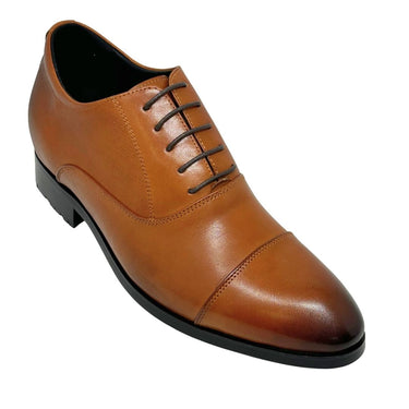Elevator shoes height increase FSD0203 - 3 Inches Taller (Brown) - Size 10.5 Only