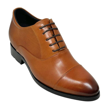 Elevator shoes height increase FSD0209 - 3 Inches Taller (Brown) - Size 7 Only