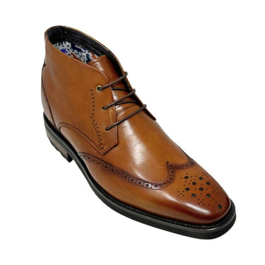 Elevator shoes height increase FSE0229 - 3 Inches Taller (Brown) - Size 9 Only
