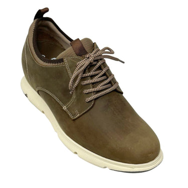 Elevator shoes height increase FSE0233 - 3.3 Inches Taller (Coffee Brown) - Size 10 Only
