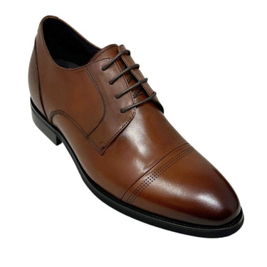 Elevator shoes height increase FSE0237 - 2.8 Inches Taller (Brown) - Size 11 Only