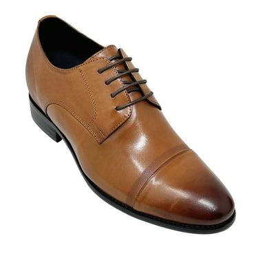 Elevator shoes height increase FSE0246 - 2.8 Inches Taller (Brown) - Size 8 Only