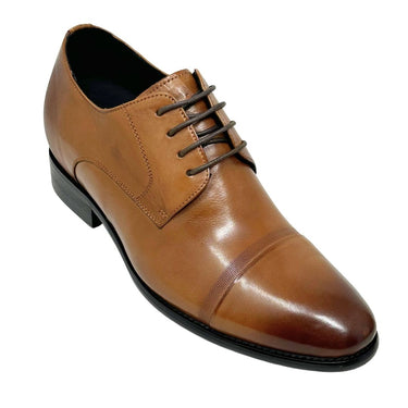 Elevator shoes height increase FSE0247 - 2.8 Inches Taller (Brown) - Size 9 Only