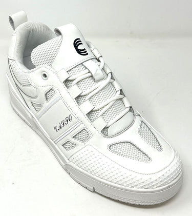 Elevator shoes height increase FSF0117 - 2.4 Inches Taller (White) - Size 9 Only