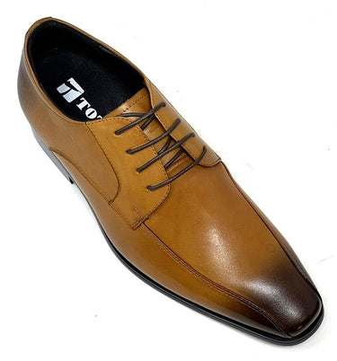 Elevator shoes height increase FSF0142 - 2.2 Inches Taller (Brown) - Size 10 Only