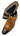 Elevator shoes height increase FSF0153 - 2.2 Inches Taller (Brown) - Size 10 Only