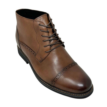 Elevator shoes height increase FSF0212 - 3.2 Inches Taller (Brown) - Size 12 Only