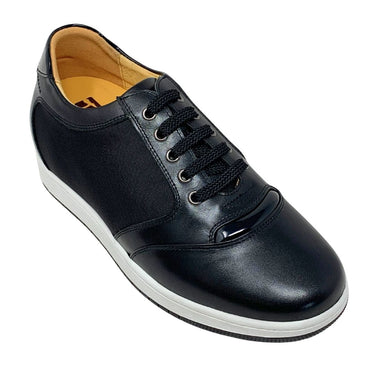 Elevator shoes height increase FSG0162 - 3.2 Inches Taller (Black) - Size 8 Only