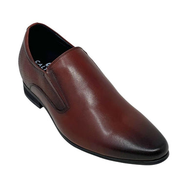 Elevator shoes height increase FSG0177 - 3 Inches Taller (Wine Red) - Size 9 Only