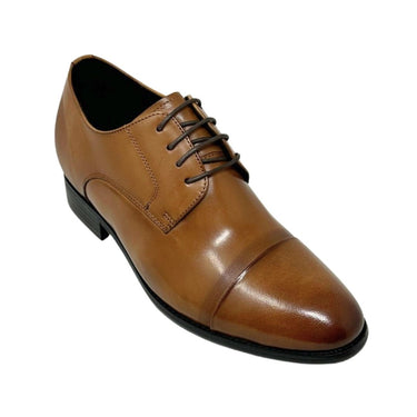 Elevator shoes height increase FSG0194 - 2.8 Inches Taller (Brown) - Size 8 Only