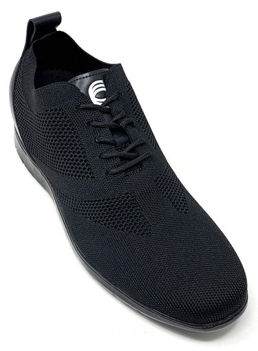 Elevator shoes height increase FSH0113 - 2.4 Inches Taller (Black) - Size 9 Only