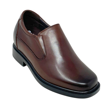 Elevator shoes height increase FSH0164 - 3.3 Inches Taller (Dark Brown) - Size 7.5 Only