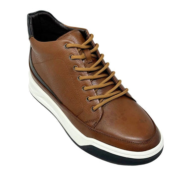 Elevator shoes height increase FSH0184 - 2.6 Inches Taller (Brown) - Size 8 Only