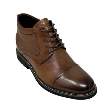 Elevator shoes height increase FSH0198 - 3.2 Inches Taller (Dark Brown) - Size 9 Only
