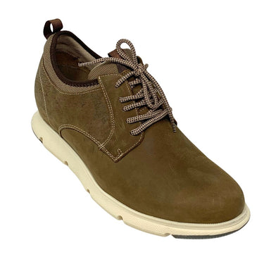 Elevator shoes height increase FSI0187 - 3.3 Inches Taller (Coffee Brown) - Size 10.5 Only