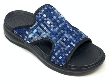 Elevator shoes height increase FSJ0132 - 2 Inches Taller (Blue/Grey) - Size 9 Only