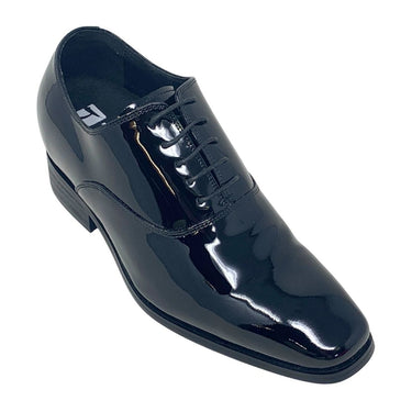 Elevator shoes height increase FSJ0161 - 3 Inches Taller (Black) - Size 7.5 Only