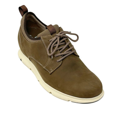 Elevator shoes height increase FSJ0179 - 3.3 Inches Taller (Brown) - Size 10 Only