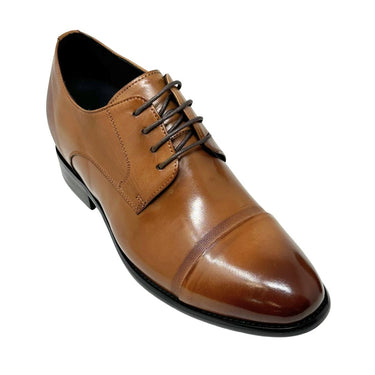 Elevator shoes height increase FSJ0181 - 2.8 Inches Taller (Brown) - Size 9 Only