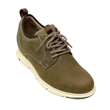 Elevator shoes height increase FSJ0182 - 2.8 Inches Taller (Brown) - Size 9 Only