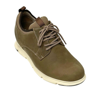 Elevator shoes height increase FSJ0183 - 2.8 Inches Taller (Brown) - Size 9 Only