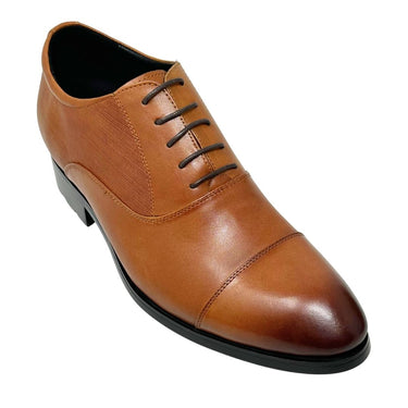 Elevator shoes height increase FSJ0188 - 3 Inches Taller (Brown) - Size 10 Only