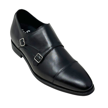 Elevator shoes height increase FSJ0189 - 3 Inches Taller (Black) - Size 11 Only