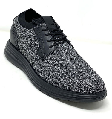 Elevator shoes height increase FSK0149 - 2.8 Inches Taller (Black/Gray) - Size 9 Only