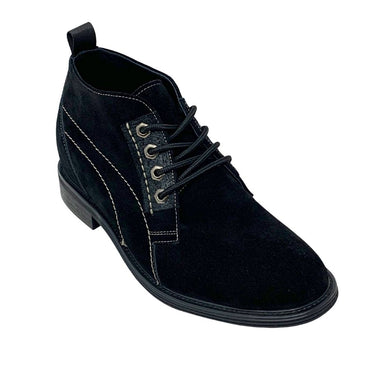 Elevator shoes height increase FSK0174 - 3.2 Inches Taller (Black) - Size 9 Only