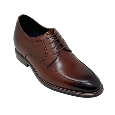 Elevator shoes height increase FSK0176 - 2.8 Inches Taller (Rust Brown) - Size 7 Only