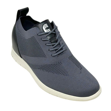 Elevator shoes height increase FSK0195 - 2.4 Inches Taller (Grey) - Size 11 Only