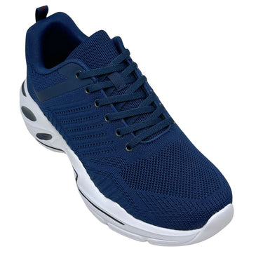 Elevator shoes height increase FSK0222 - 2.6 Inches Taller (Blue/White) - Size 10.5 Only