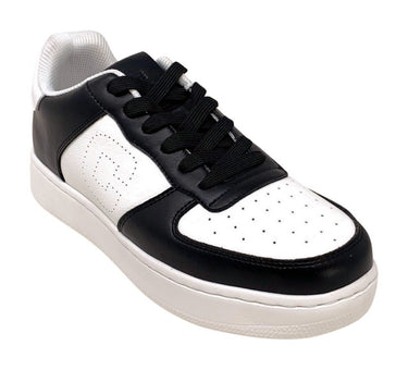 Elevator shoes height increase FSL0109 - 2.6 Inches Taller (White/Black) - Size 9 Only
