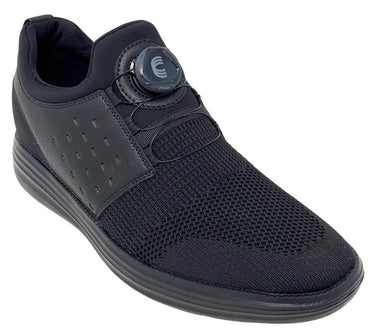 Elevator shoes height increase FSL0115 - 2.2 Inches Taller (Black) - Size 9 Only