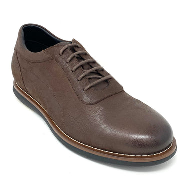 Elevator shoes height increase FSL0120 - 2.4 Inches Taller (Brown) - Size 9 Only