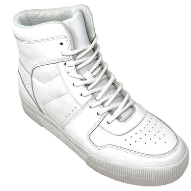 Elevator shoes height increase FSN0077 - 2.6 Inches Taller (White) - Size 9 Only
