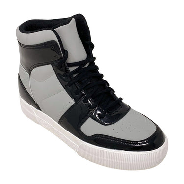 Elevator shoes height increase FSN0078 - 2.5 Inches Taller (Grey/Black) - Size 9 Only