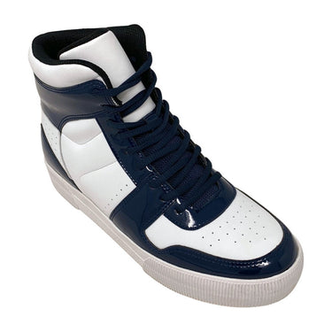 Elevator shoes height increase FSN0079 - 2.5 Inches Taller (Blue/White) - Size 9 Only