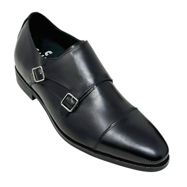 Elevator shoes height increase FSN0115 - 3 Inches Taller (Black) - Size 8 Only