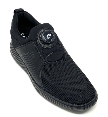 Elevator shoes height increase FSO0126 - 2.2 Inches Taller (Black) - Size 8 Only