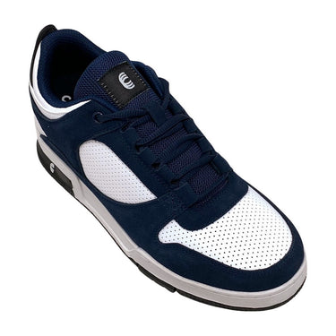 Elevator shoes height increase FSO0131 - 2.5 Inches Taller (Blue/White) - Size 9 Only