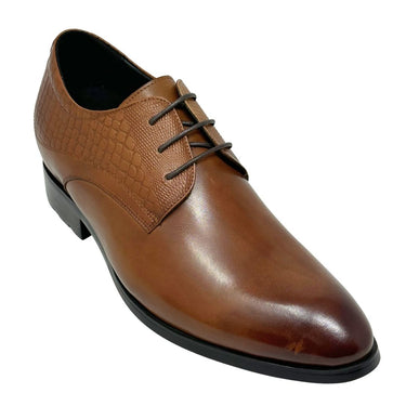 Elevator shoes height increase FSO0140 - 3 Inches Taller (Light Tan) - Size 11.5 Only